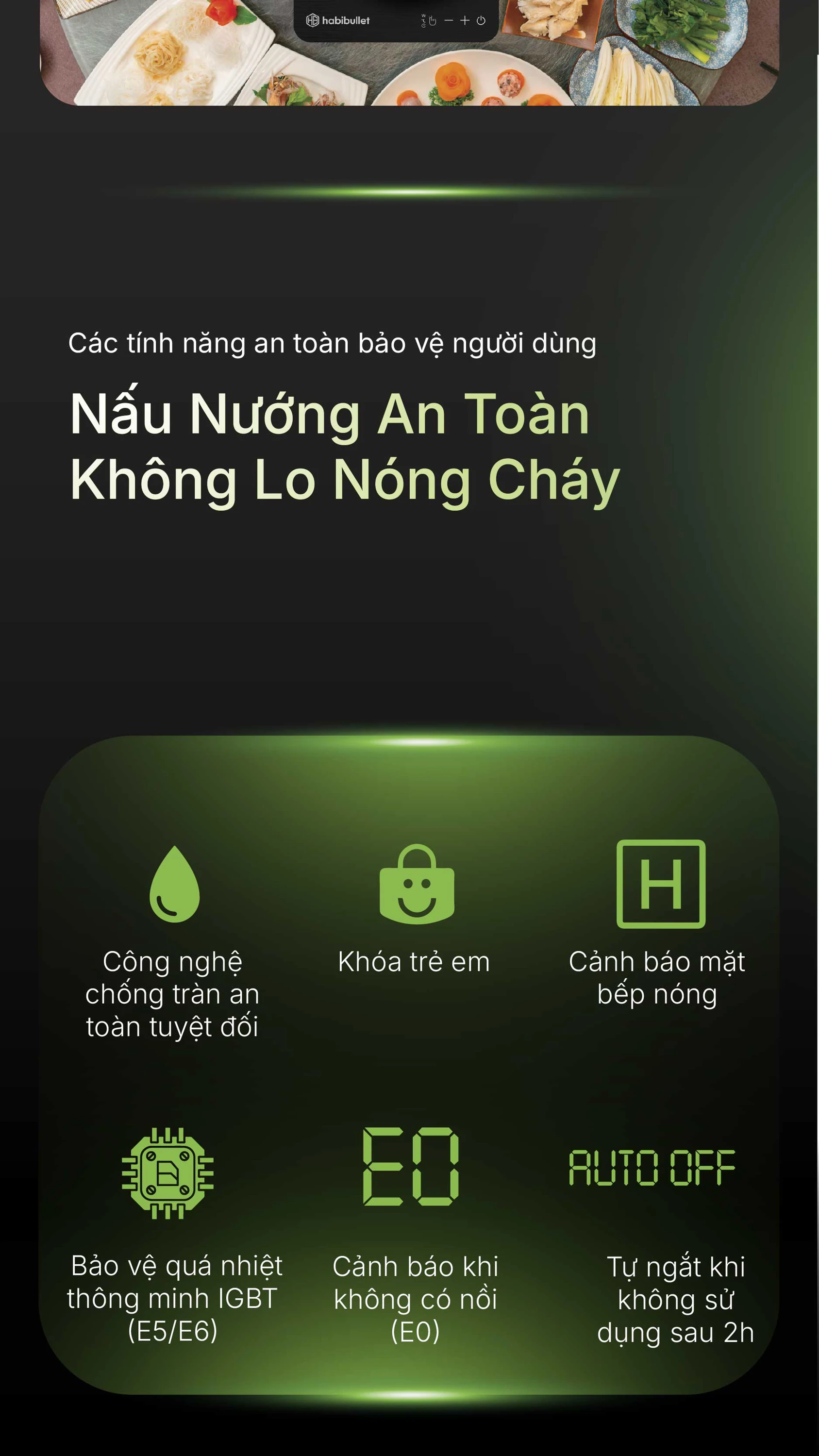 Bếp từ Habibullet IHB-2019 Silencia BH245143 9